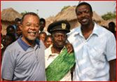 Chris Tucker and Dr Gates visit Angola