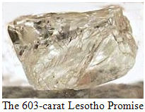 The 603-carat Lesotho Promise