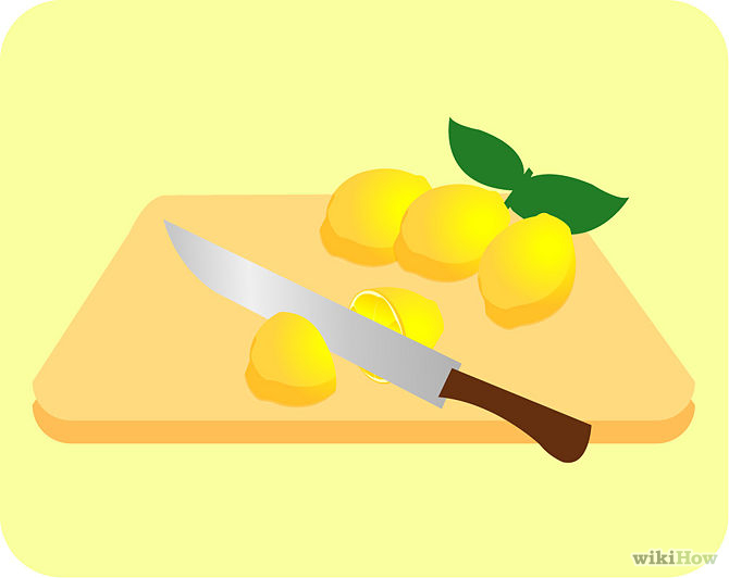 Coupez les citrons-Slice-a-lemon-Step-1