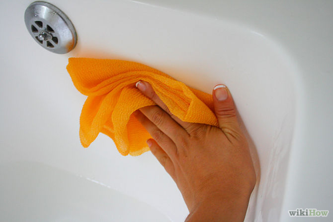 Essuyez baignoire citron-Wipe-bath-sides-Step-5