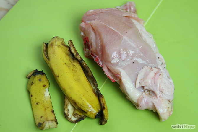 utiliser peau de banane pour garder le poulet tendre -Use-Banana-Peels