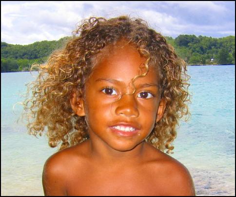 Teagan at Hom peka Island, Solomon Islands