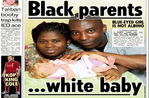 parents-noirs-bebe-blanc-black parents, white baby