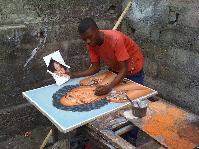 Ardhy Massamba -artiste peintre portraitiste congolais (8)