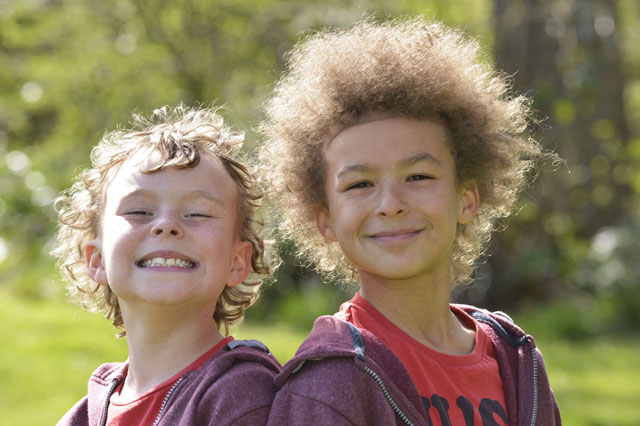 Tyrelle and Tyreece Charles, from Cramlington, Northumberland, are twins