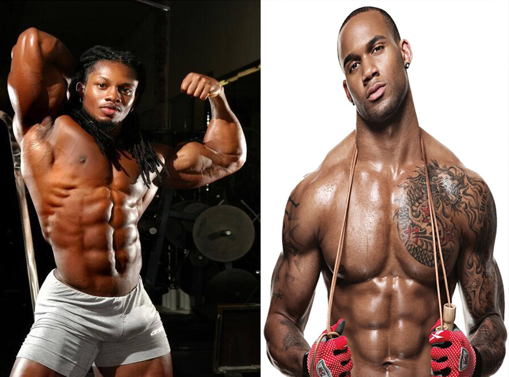 Hommes noirs musclés -black men muscular
