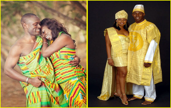 Couple en tenue traditionnelle africaine 1