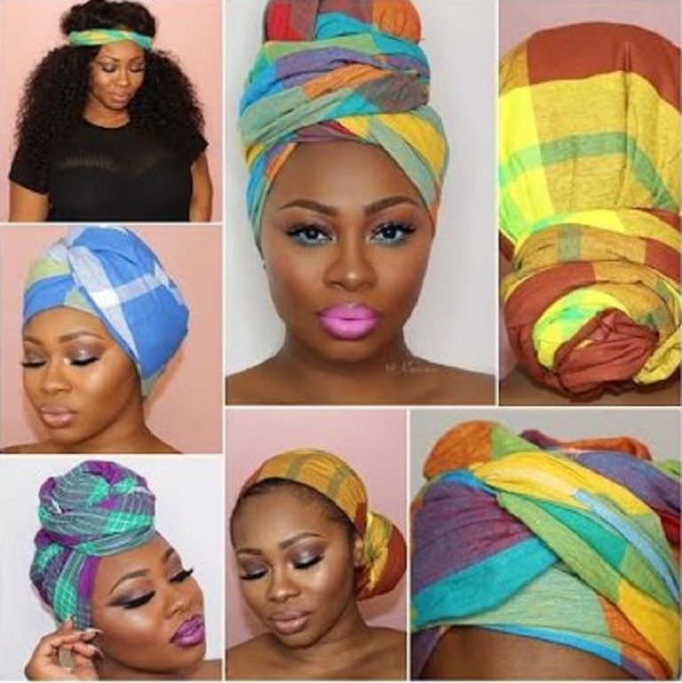 Turban Africain Pour Femme - Foulard Formel Multicouche Fleur - Chapeau De Tête Élégant Pour Mariage