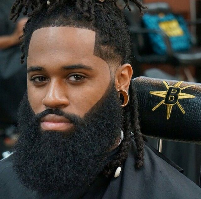 Full Beard Styles for black men 