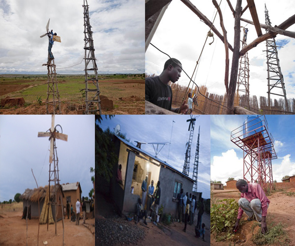 william-kamkwamba-construction eolienne-electricite-village-malawi