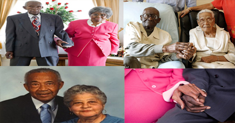 couples noirs mariés depuis plus de 80 ans de mariage