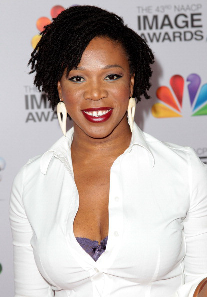 LOS ANGELES, CA - FEBRUARY 17: Singer India Arie arrives at the 43rd NAACP Image Awards held at The Shrine Auditorium on February 17, 2012 in Los Angeles, California. (Photo by Frederick M. Brown/Getty Images for NAACP Image Awards)