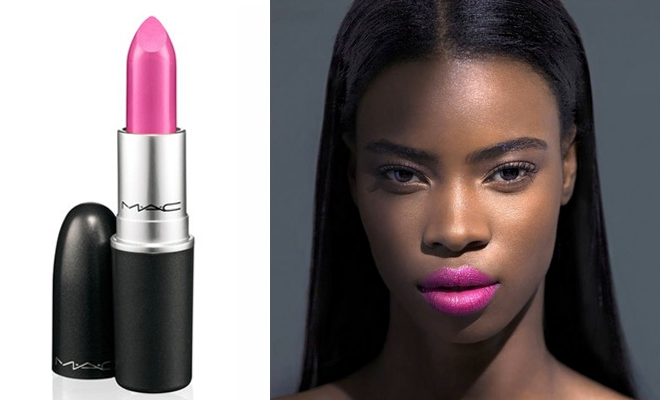 mac-pink-lipstick-on-dark-skin