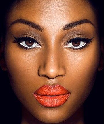 White Eyeliner for Black women | How to Wear White Eyeliner -  Afroculture.net