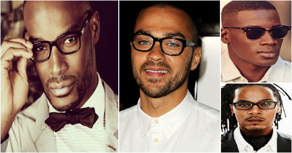 black celebrities who wear glasses