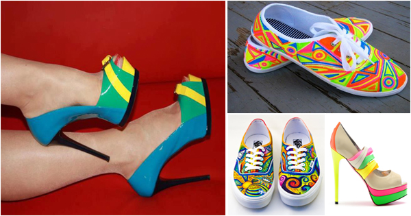 chaussures-colorees-femmes-talons-ballerines-colores