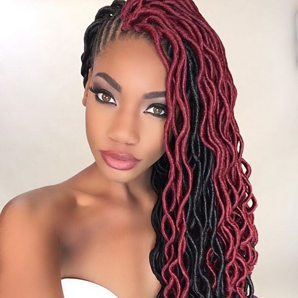 Faux Locs Hairstyles For Black Women Afroculture Net