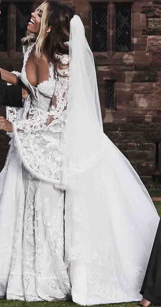 Ciara's Wedding Dress | Roberto Cavalli Design - Afroculture.net