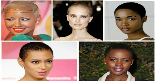 Bald Hairstyles for Black Women | Very short and sexy hairstyle -  