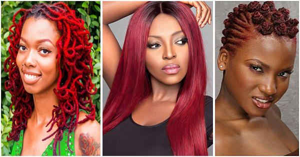 Red Hairstyles for Black Women | Red Hair Colors 