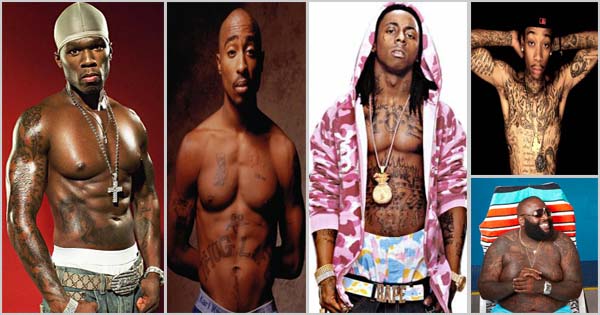 rappers tattoo hip hop