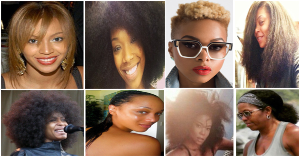 Black celebrities with their natural hair | Nappy hair 