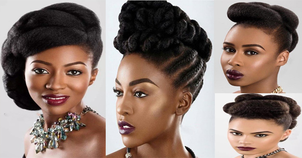 Afro hair: 4 ideas for natural wedding hairstyles for women -  