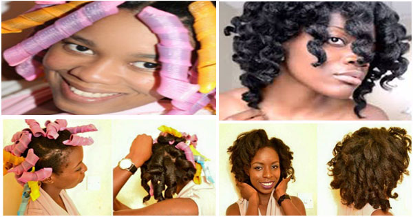 Beautiful wavy curls without heat with Curlformers - Afroculture.net