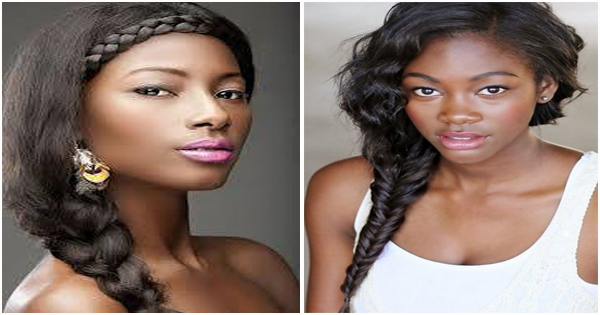 Side braid | Hairstyle idea for black women 