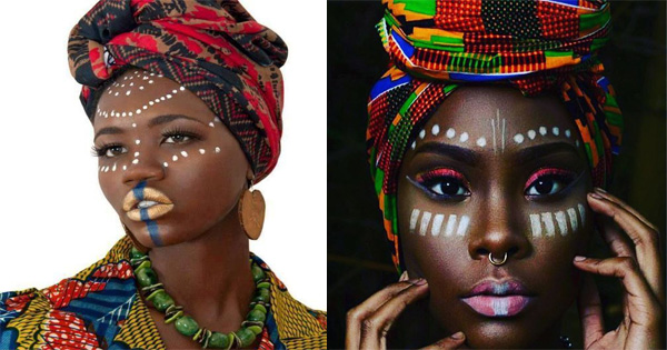 La belleza del maquillaje tribal | Inspiración 